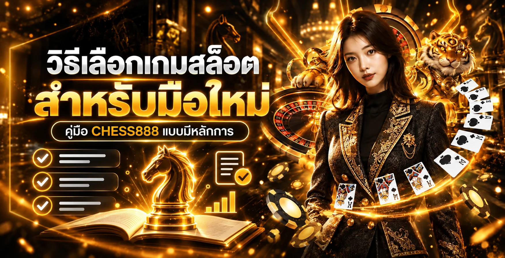 CHESS888 วิธีเลือกเกมสล็อตสำหรับมือใหม่แบบมีหลักการ